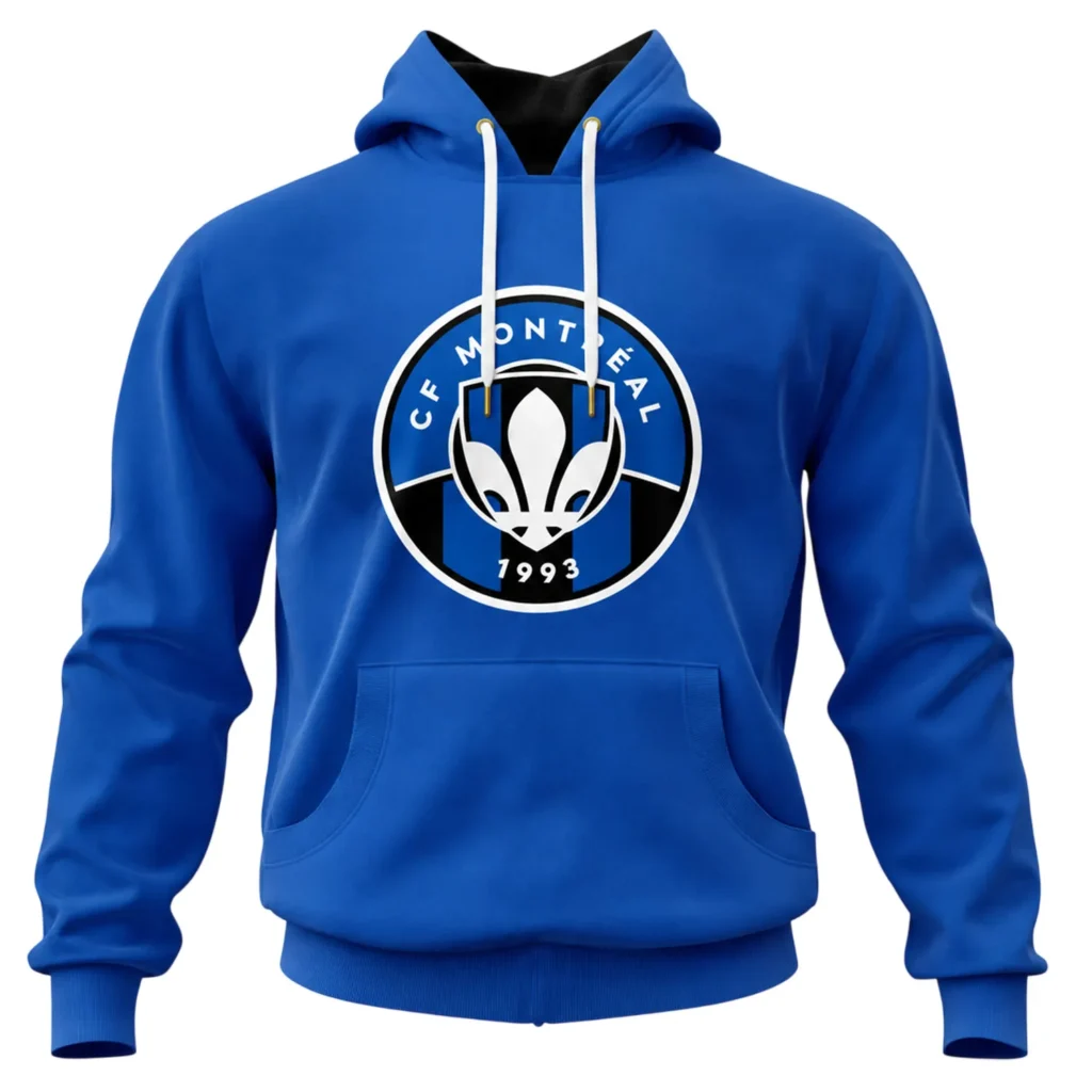 CF Montreal Blue Fleece Hoodie – Custom Elite Fan Apparel