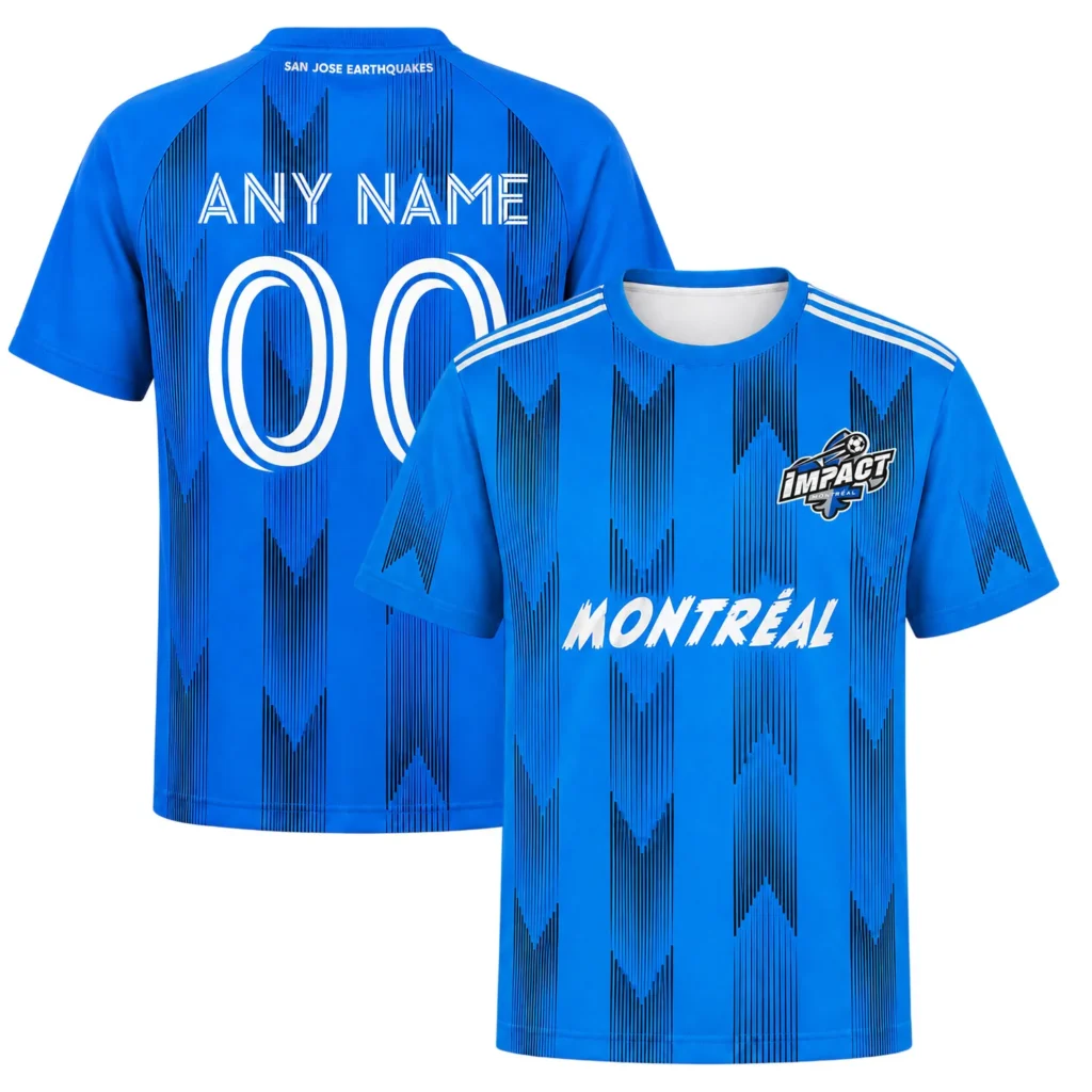 CFM Montreal Soccer Jersey Custom – Blue Ultimate Fan Edition