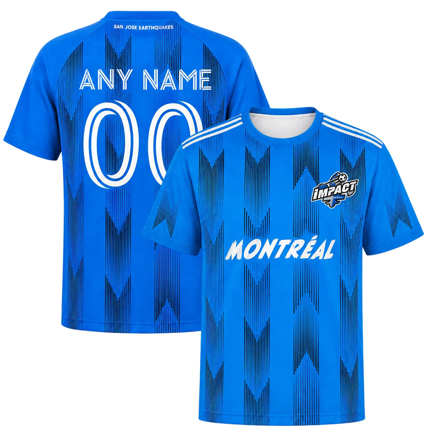 CFM Montreal Soccer Jersey Custom – Blue Ultimate Fan Edition