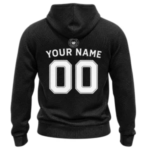 Charlotte FC Black Custom Hoodie Epic Name and Number