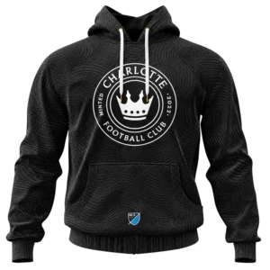 Charlotte FC Black Custom Hoodie Epic Name and Number