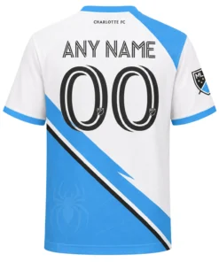 Charlotte FC Custom Soccer Jersey – Dynamic Spider Man Blue Kit