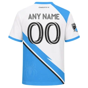 Charlotte FC Custom Soccer Jersey – Dynamic Spider Man Blue Kit