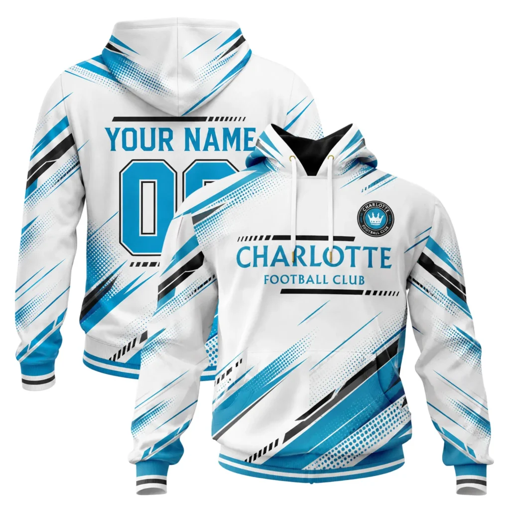 Charlotte FC Hoodie Custom Dynamic Speed Graphic