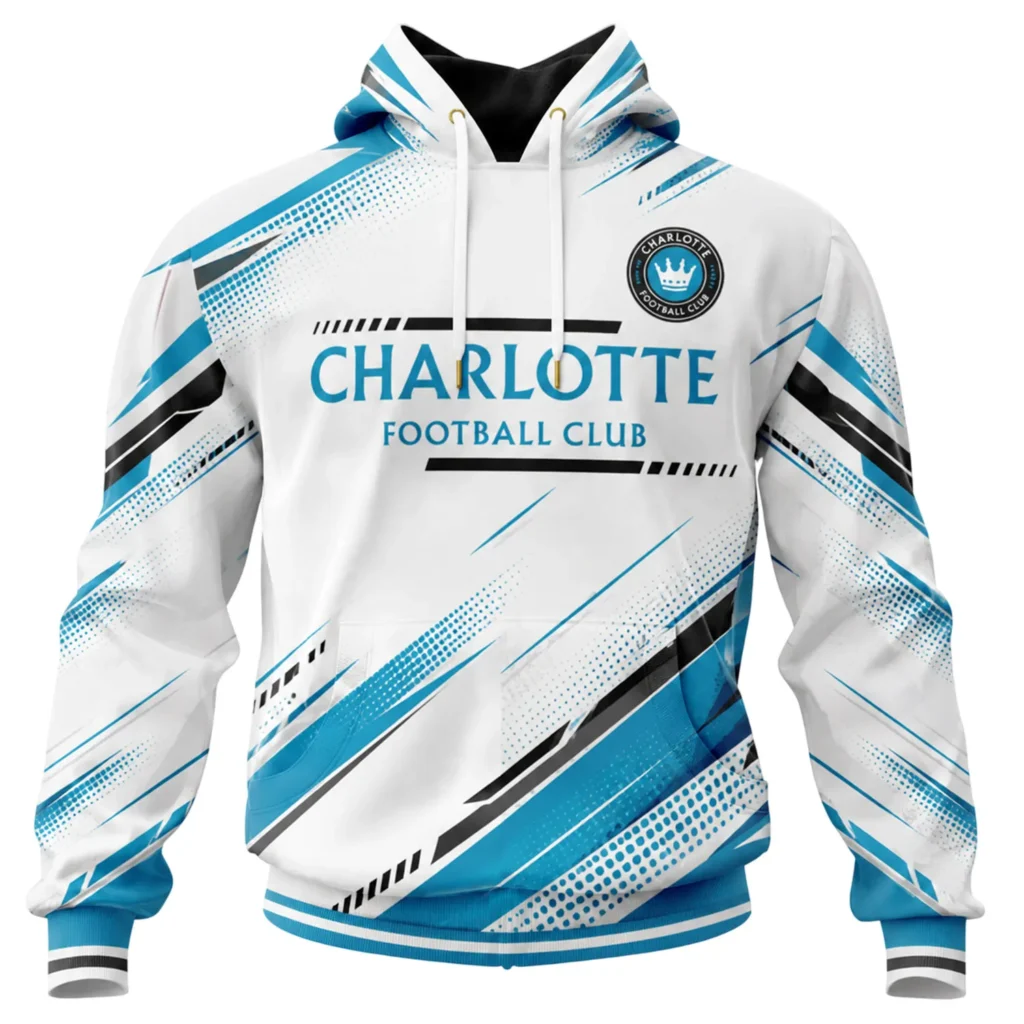 Charlotte FC Hoodie Custom Dynamic Speed Graphic
