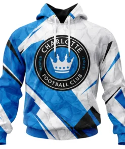 Charlotte FC Hoodie Custom Name Sport Pullover
