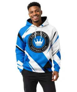 Charlotte FC Hoodie Custom Name Sport Pullover