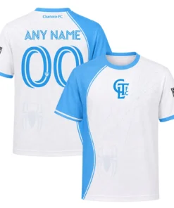 Charlotte FC MLS Jersey – Unique Spiderman Web Kit