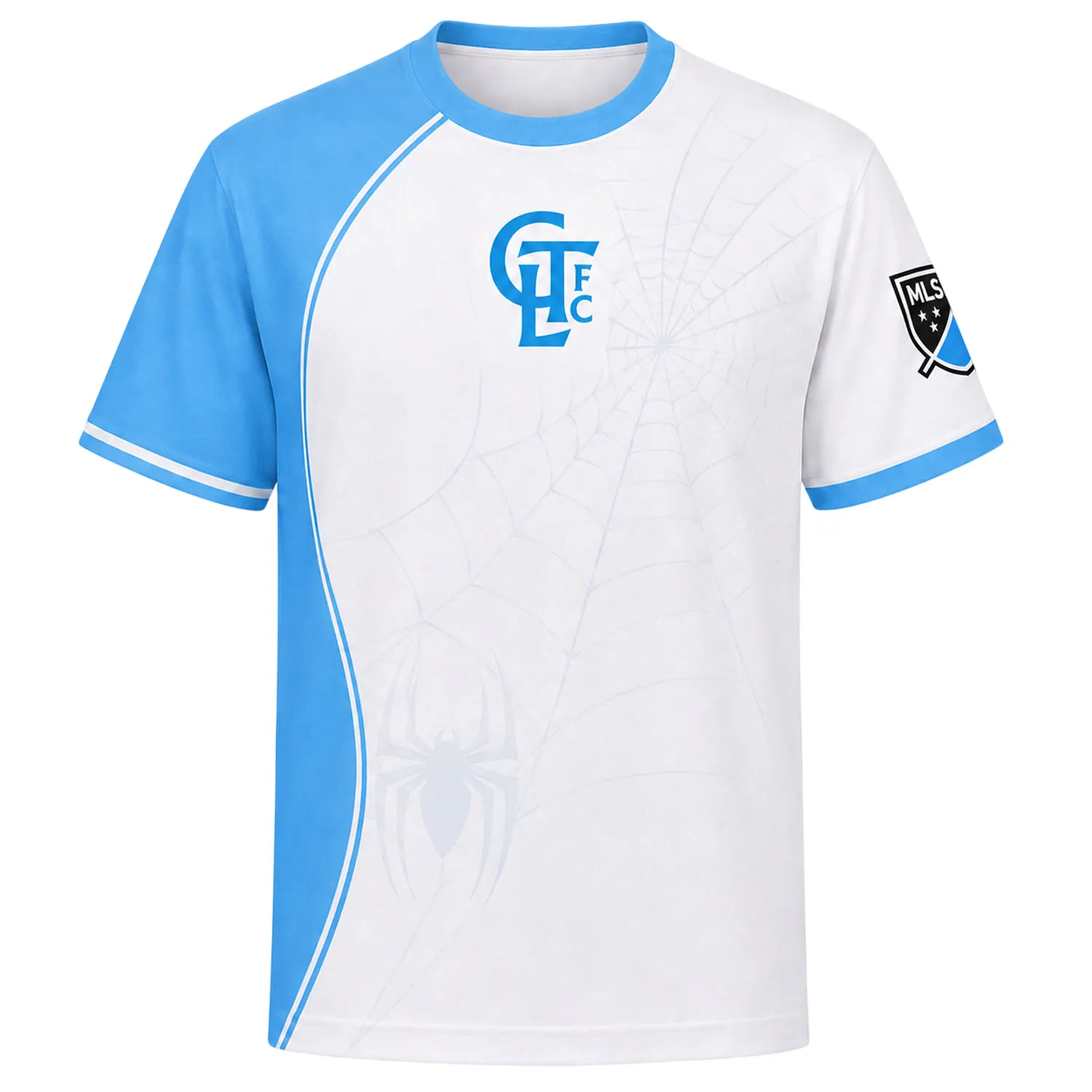 Charlotte FC MLS Jersey – Unique Spiderman Web Kit