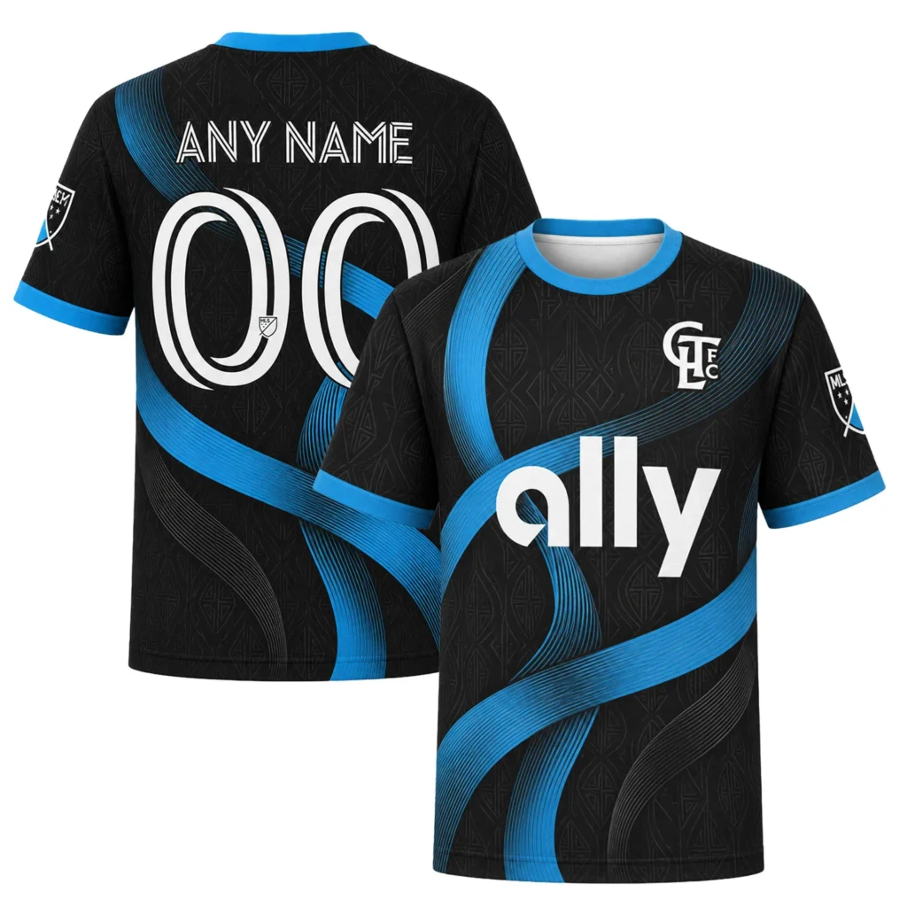 Charlotte FC Soccer Jersey – Bold Black Fan Kit