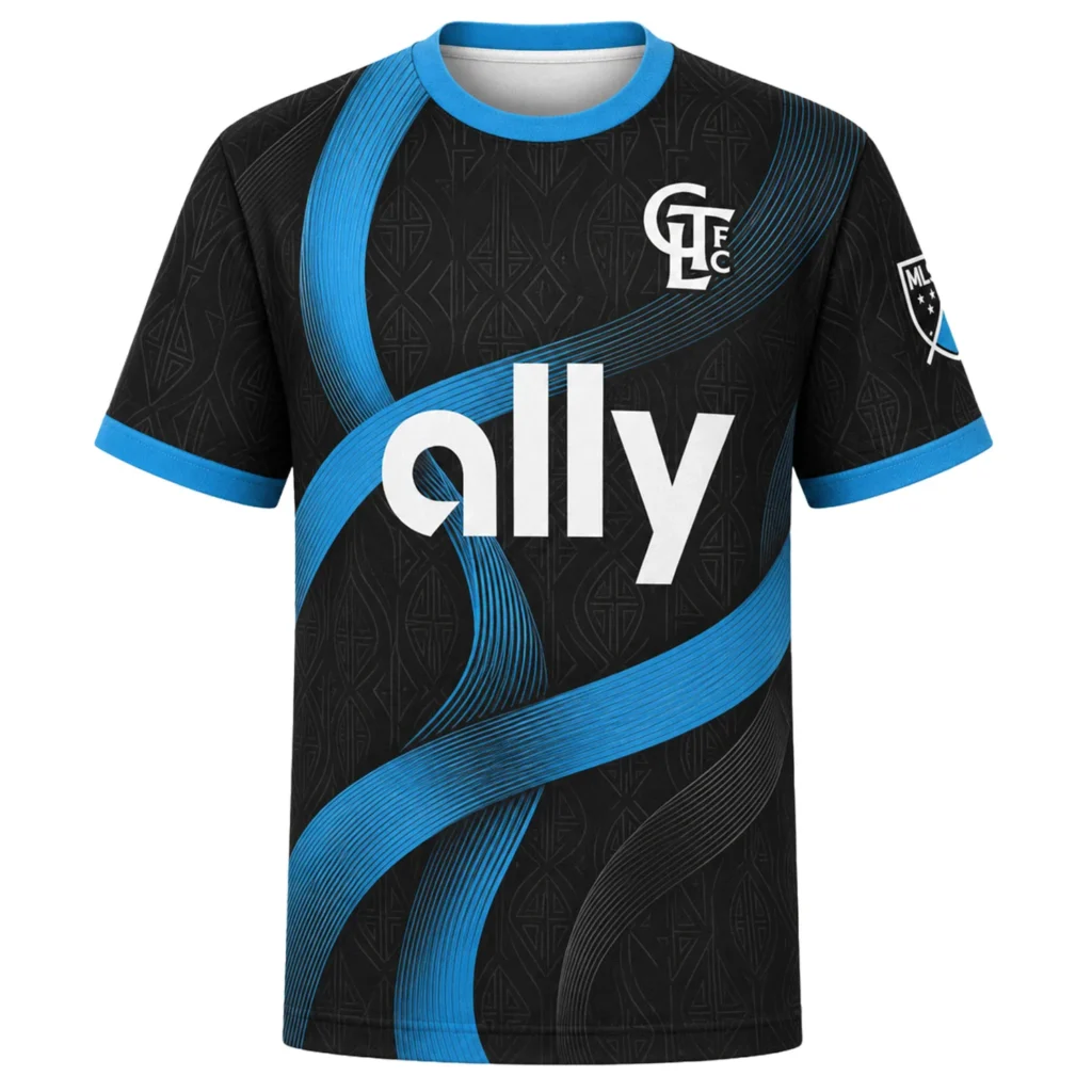 Charlotte FC Soccer Jersey – Bold Black Fan Kit