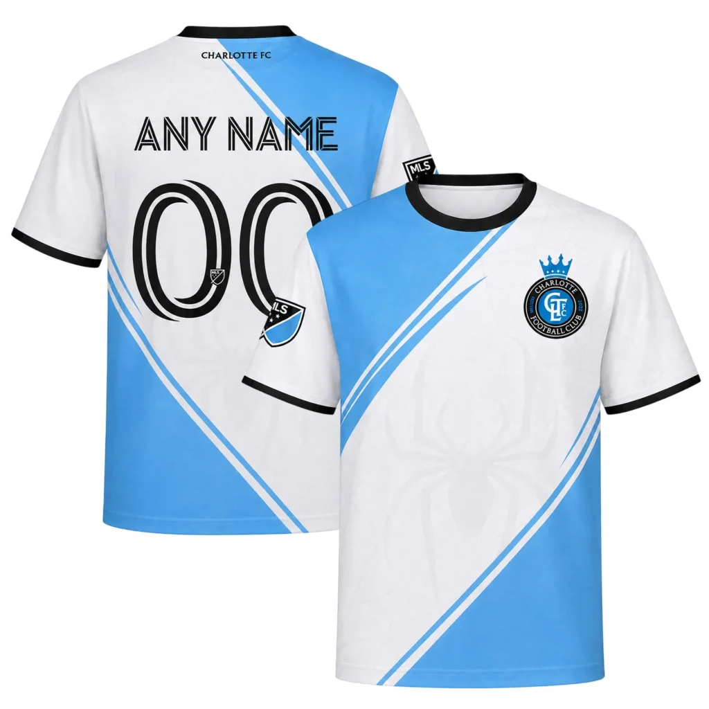 Charlotte FC Spider Man Jersey – Bold Blue Kit