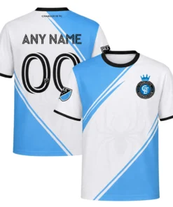 Charlotte FC Spider Man Jersey – Bold Blue Kit