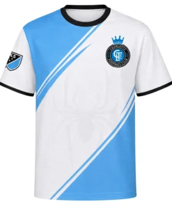 Charlotte FC Spider Man Jersey – Bold Blue Kit