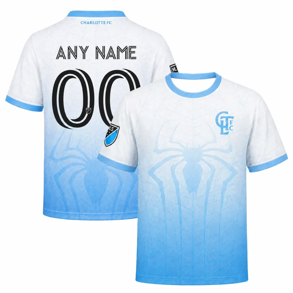 Charlotte FC Spider-Man Jersey – Bold Custom Kit