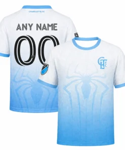 Charlotte FC Spider-Man Jersey – Bold Custom Kit