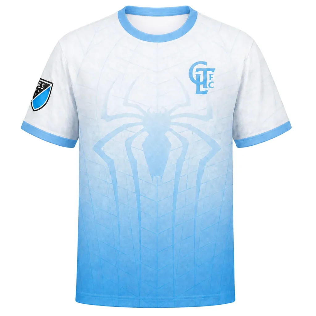 Charlotte FC Spider-Man Jersey – Bold Custom Kit