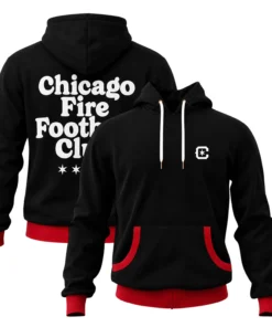 Chicago Fire Black Hoodie Memorable Fan Apparel