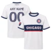 Chicago Fire FC Home White 2026 Jersey – Bold Custom Name & Number Kit