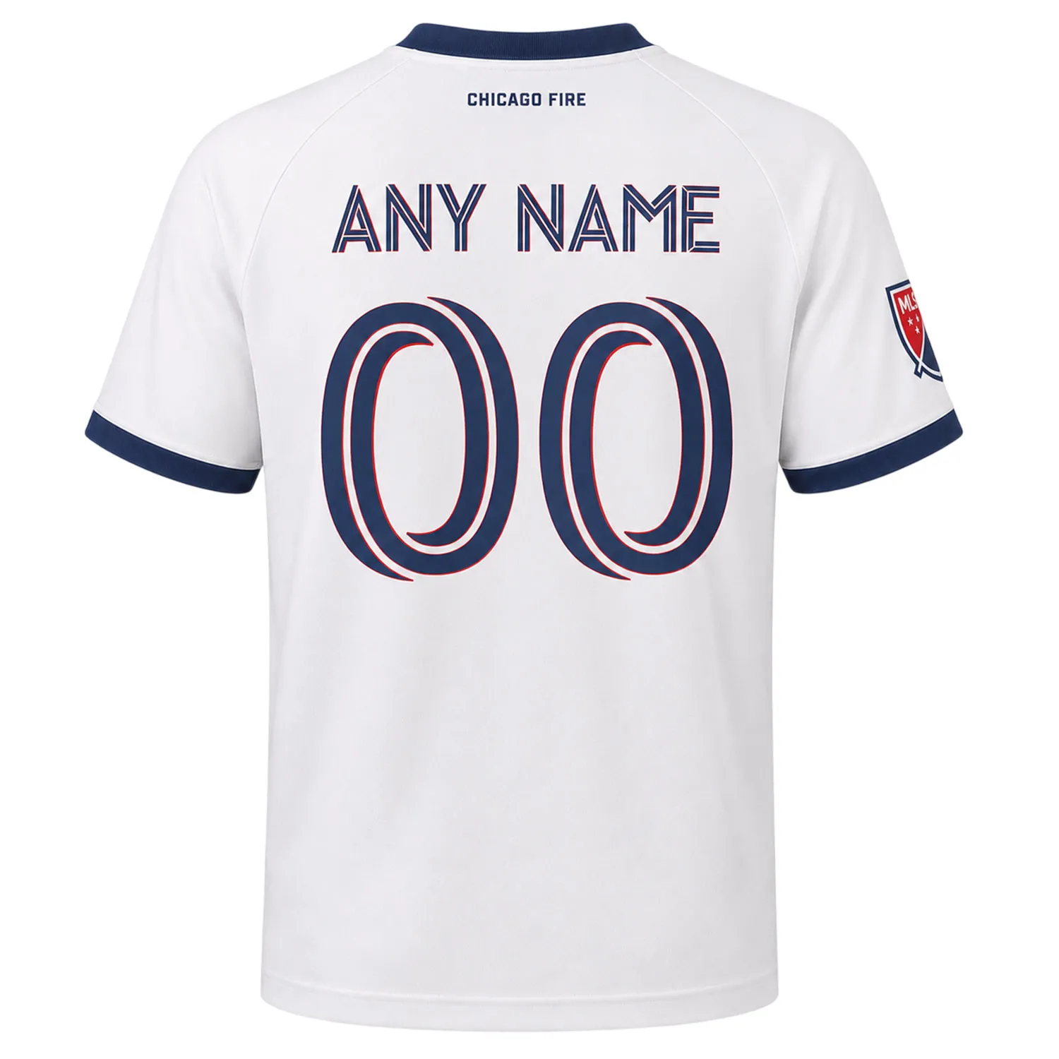 Chicago Fire FC Home White 2026 Jersey – Bold Custom Name & Number Kit