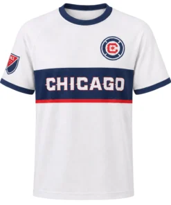 Chicago Fire FC Home White 2026 Jersey – Bold Custom Name & Number Kit