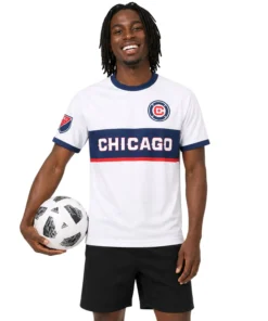 Chicago Fire FC Home White 2026 Jersey – Bold Custom Name & Number Kit