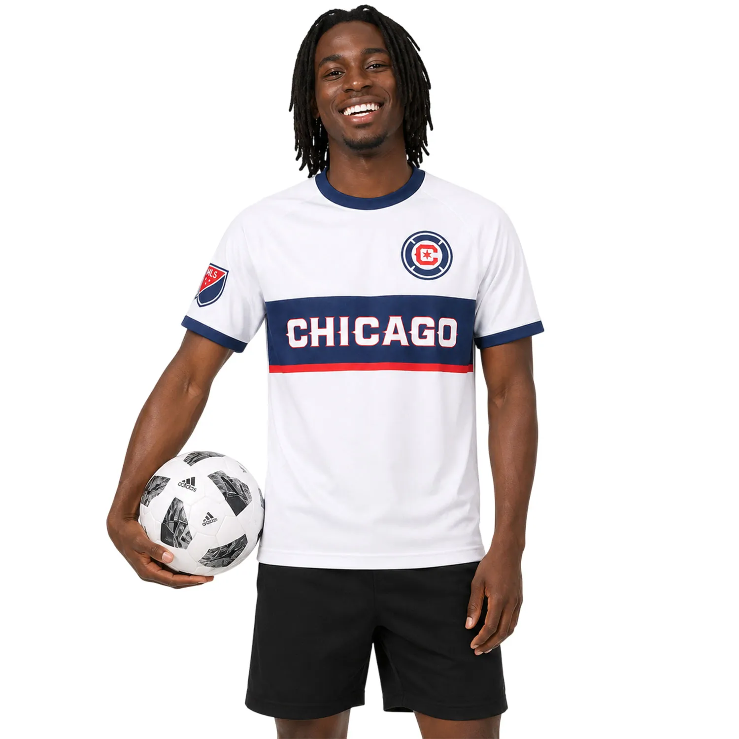 Chicago Fire FC Home White 2026 Jersey – Bold Custom Name & Number Kit