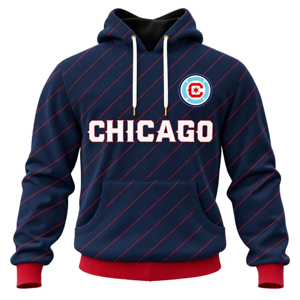 Chicago Fire FC Hoodie Custom with Classic Trendy Design