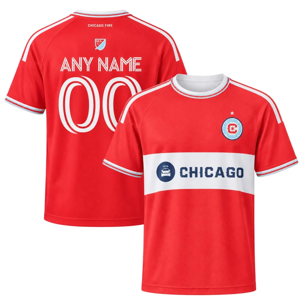 Chicago Fire FC Red 2026 Jersey – Vibrant Custom Name & Number Kit