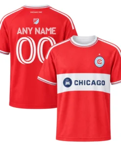 Chicago Fire FC Red 2026 Jersey – Premium Custom Name & Number Kit