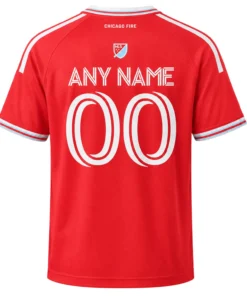 Chicago Fire FC Red 2026 Jersey – Premium Custom Name & Number Kit