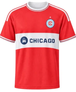 Chicago Fire FC Red 2026 Jersey – Premium Custom Name & Number Kit