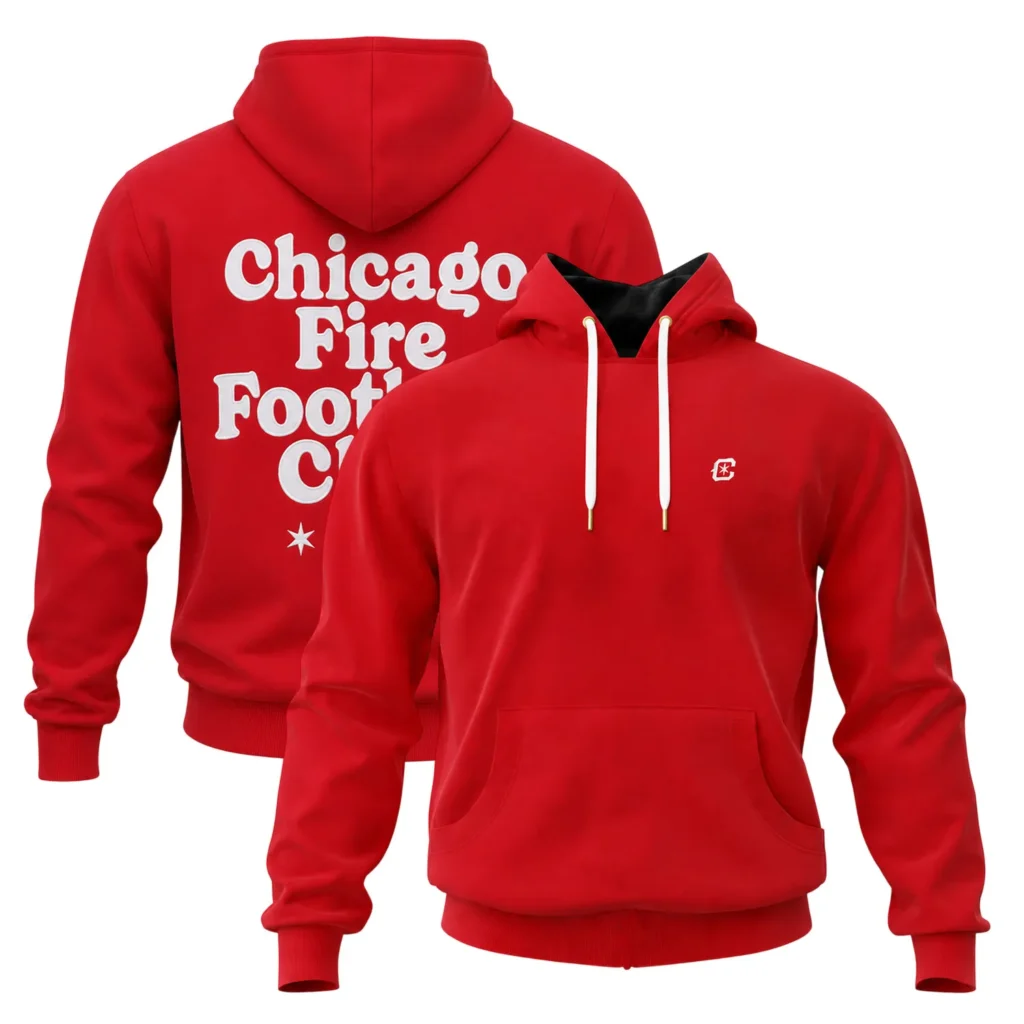 Chicago Fire FC Red Hoodie – Vibrant Team Sweatshirt