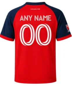 Chicago Fire FC Red & Navy Jersey – Unique Name & Number