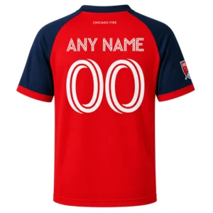 Chicago Fire FC Red & Navy Jersey – Unique Name & Number
