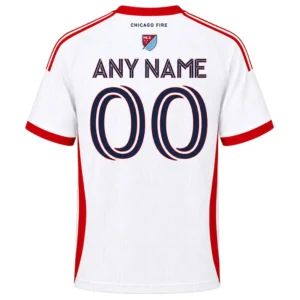 Chicago Fire FC White & Red Jersey – Special Custom Name & Number