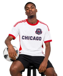 Chicago Fire FC White & Red Jersey – Special Custom Name & Number