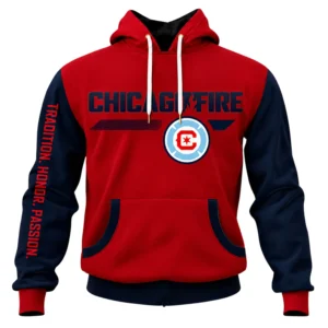 Chicago Fire Hooded Sweatshirt Trendy Gift For Fan