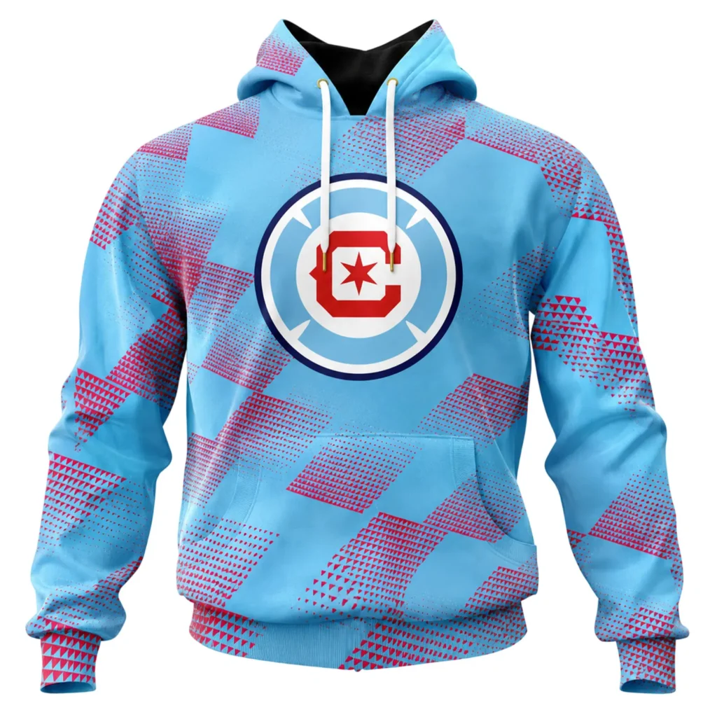 Chicago Fire Hooded Sweatshirt Custom– Ultimate Fan Apparel