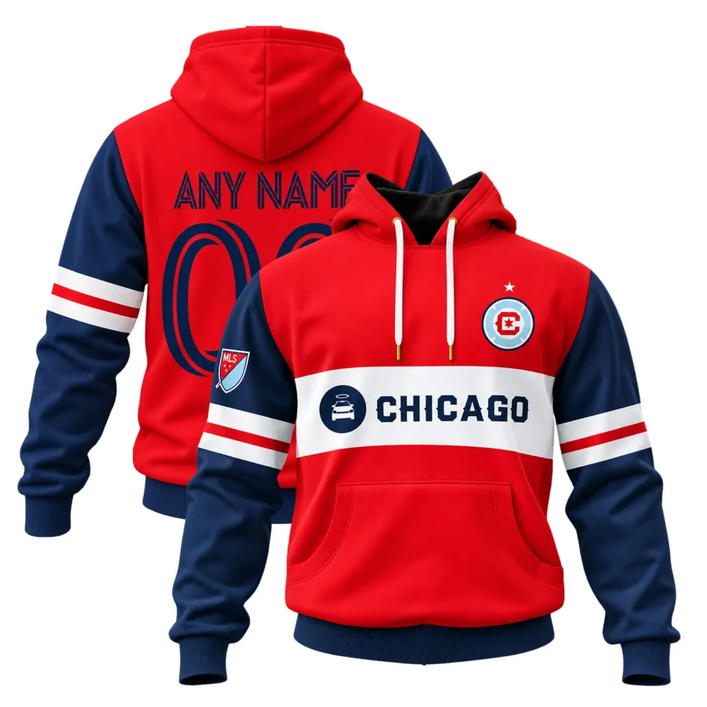 Chicago Fire Hoodies with Bold Team Spirit Design