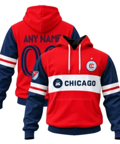 Chicago Fire Hoodies with Bold Team Spirit Design