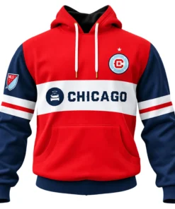 Chicago Fire Hoodies with Bold Team Spirit Design
