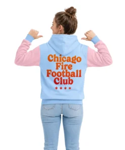 Chicago Fire Light Blue Hoodie Trendy Style Fan Gear