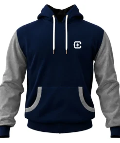 Chicago Fire Navy Gray Hoodie Vibrant Comfortable Hoodie