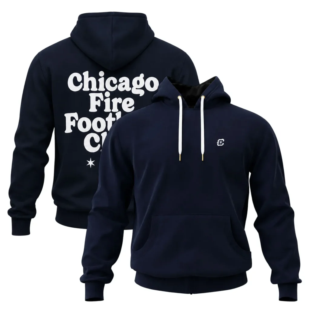 Chicago Fire Navy Hoodie – Perfect Matchday Sweater