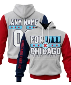 Chicago Fire Performance Hoodie Vibrant Fan Apparel