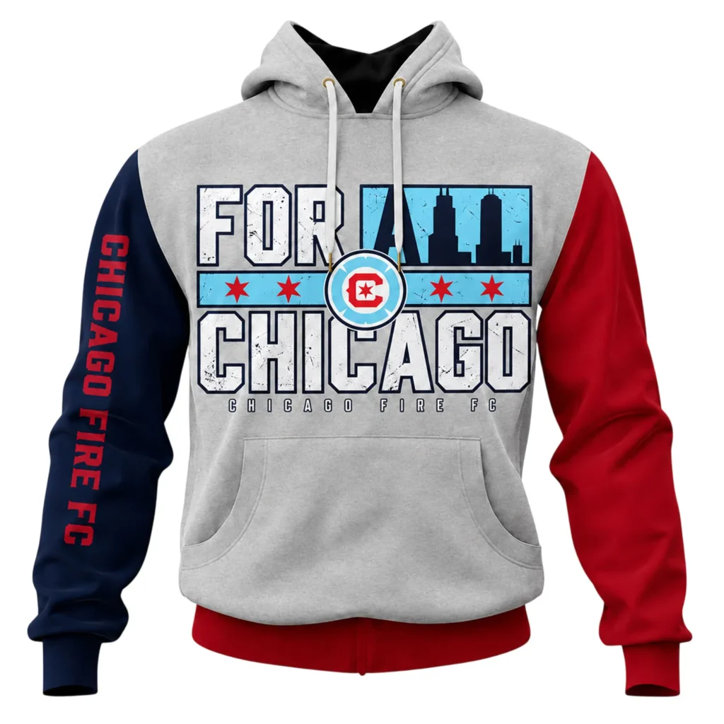 Chicago Fire Performance Hoodie Vibrant Fan Apparel