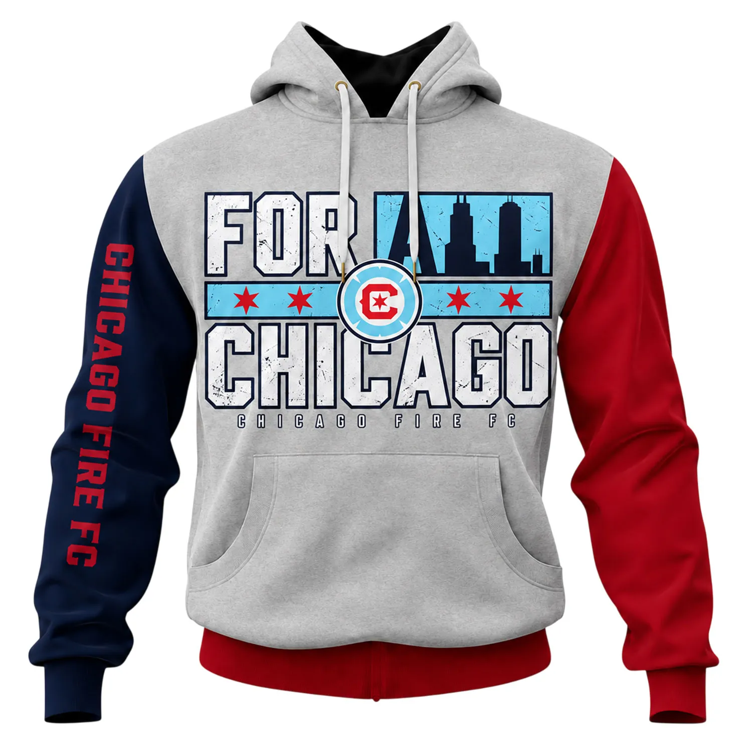 Chicago Fire Performance Hoodie Vibrant Fan Apparel