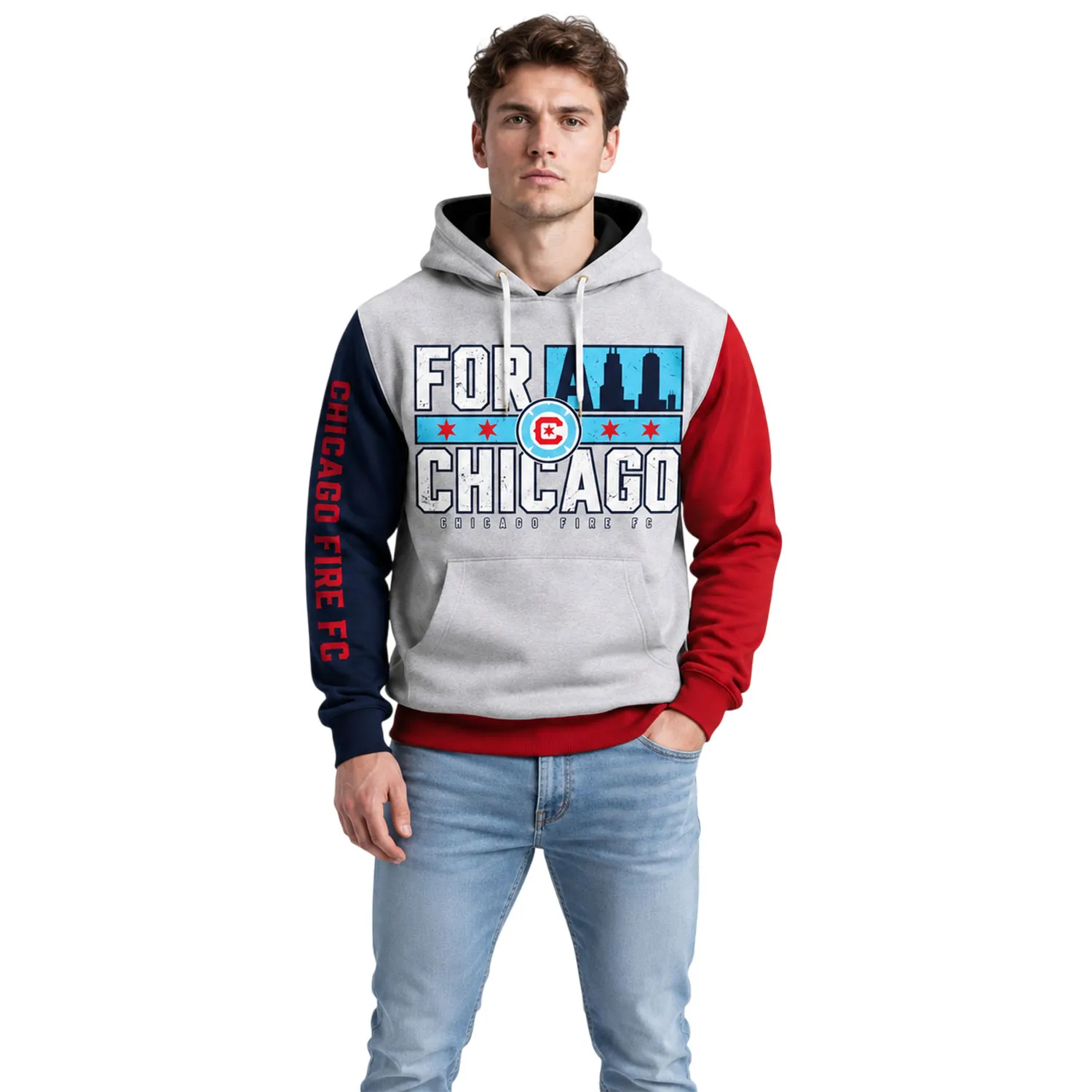 Chicago Fire Performance Hoodie Vibrant Fan Apparel