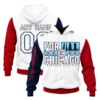 Chicago Fire Pullover Custom Name and Number - Exclusive Fleece Sweatshirt